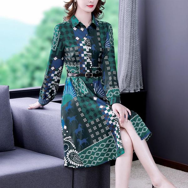 casual dresses autumn fashion vintage print midi shirt 2021 spring women korean office lady dress elegant bodycon party vestidos, Black;gray
casual dresses autumn fashion vintage print midi shirt 2021 spring women korean office lady dress elegant bodycon party vestidos, Black;gray