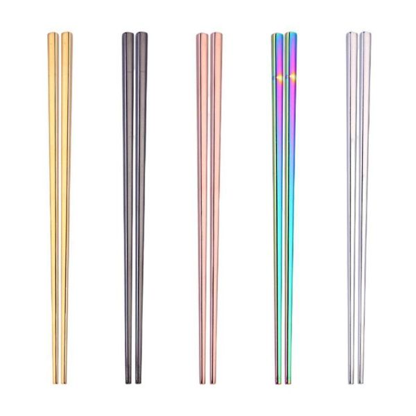 pair reusable stainless steel chinese chopsticks non-slip metal chopstick for sushi noodles sticks tableware kitchen tool
pair reusable stainless steel chinese chopsticks non-slip metal chopstick for sushi noodles sticks tableware kitchen tool