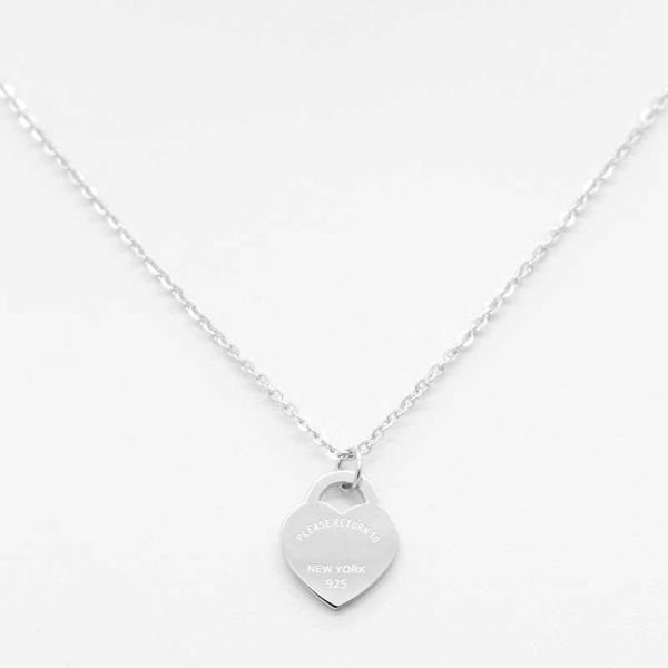 new style stainless steel fashion t necklace jewelry heart-shaped pendant love necklaces for women's party wedding gifts wholesale, Silver
new style stainless steel fashion t necklace jewelry heart-shaped pendant love necklaces for women's party wedding gifts wholesale, Silver