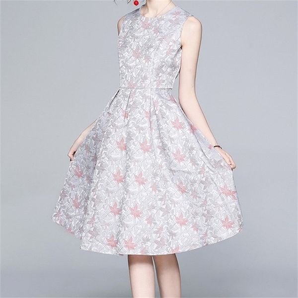 women's sleeveless elegant bow sashes star print jacquard dress female summer office tank 210603, Black;gray
women's sleeveless elegant bow sashes star print jacquard dress female summer office tank 210603, Black;gray
