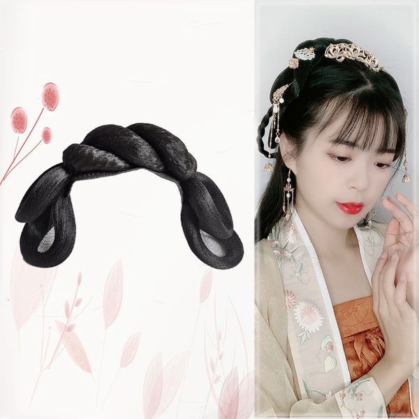 hemp hairband wig integrated soft flower thousand bones novice lazy daily easy to use ming dynasty ancient style hanfu, Black
hemp hairband wig integrated soft flower thousand bones novice lazy daily easy to use ming dynasty ancient style hanfu, Black
