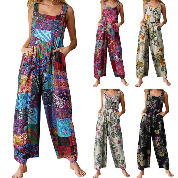 yoga outfit women summer holiday casual sleeveless jumpsuits fashion ladies boho floral bodysuit loose long pant fashionable overalls
yoga outfit women summer holiday casual sleeveless jumpsuits fashion ladies boho floral bodysuit loose long pant fashionable overalls