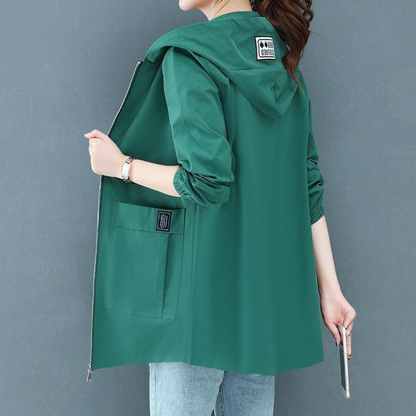 women's jackets 2021 spring autumn thin windbreaker korean plus size loose hooded coat casual female baseball uniform outwear women 4xl, Black;brown
women's jackets 2021 spring autumn thin windbreaker korean plus size loose hooded coat casual female baseball uniform outwear women 4xl, Black;brown