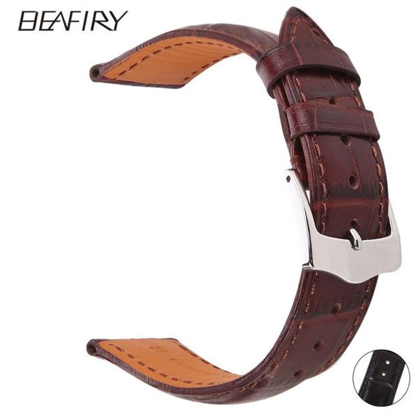 watch bands beafiry genuine leather 18 20 22mm brown black italy calfskin straps, Black;brown
watch bands beafiry genuine leather 18 20 22mm brown black italy calfskin straps, Black;brown