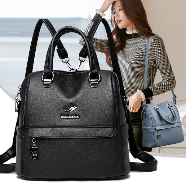 2021 Kangaroo Backpack Fashion Women's Large Capacity One Shoulder Portable Multi-purpose Soft Leather Outdoor Travel Bag
2021 Kangaroo Backpack Fashion Women's Large Capacity One Shoulder Portable Multi-purpose Soft Leather Outdoor Travel Bag