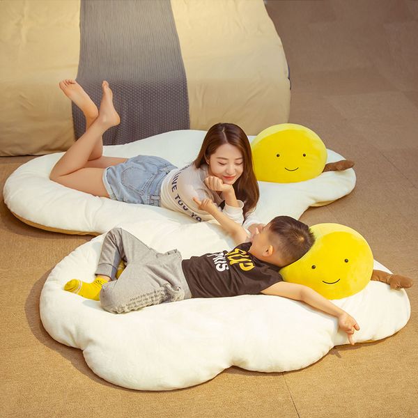 65cm Cute Poached Egg Plush Pillow Stuffed Soft Plush Egg Sleep Mat Cushion Toys for Girls Children Friends Home Decor Gift
65cm Cute Poached Egg Plush Pillow Stuffed Soft Plush Egg Sleep Mat Cushion Toys for Girls Children Friends Home Decor Gift