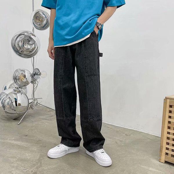 men's jeans baggy wide leg pants fashion retro harajuku pocket men streetwear loose hip-hop straight-leg denim trousers mens, Blue
men's jeans baggy wide leg pants fashion retro harajuku pocket men streetwear loose hip-hop straight-leg denim trousers mens, Blue