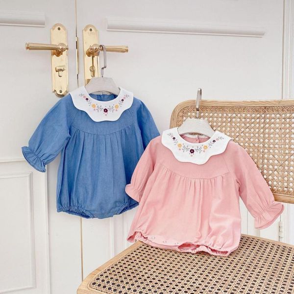 spring newborn toddler girls bodysuits cute lovely infant baby girl bodysuit embroidered jumpsuit outfits casual clothes 210413, White
spring newborn toddler girls bodysuits cute lovely infant baby girl bodysuit embroidered jumpsuit outfits casual clothes 210413, White