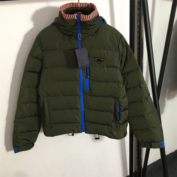 winter lace high neck down jacket designer triangle label zipper pocket parkas velcro cuff stand collar long sleeve jackets, Black
winter lace high neck down jacket designer triangle label zipper pocket parkas velcro cuff stand collar long sleeve jackets, Black