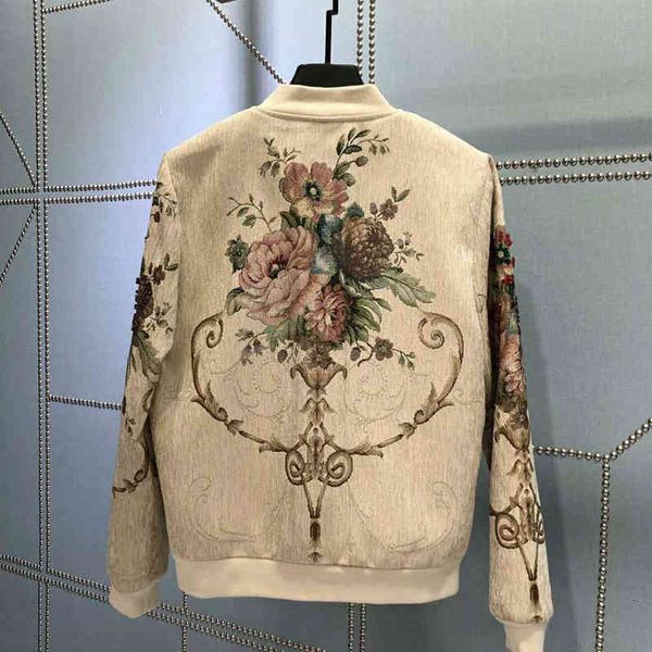 seqinyy khaki jacket 2021 early autumn fashion design female flowers vintage jacquard beading superior luxury, Black;brown
seqinyy khaki jacket 2021 early autumn fashion design female flowers vintage jacquard beading superior luxury, Black;brown