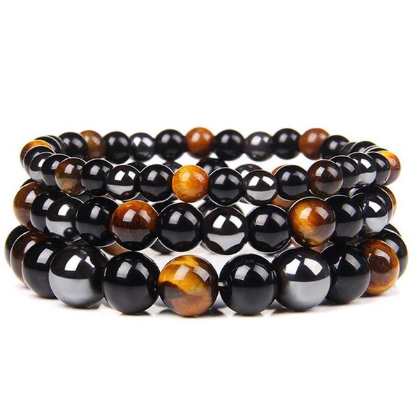 beaded, strands natural obsidian stone bracelet magnet tiger eye beaded bracelets slimming healthy weight loss jewelry women men, Black
beaded, strands natural obsidian stone bracelet magnet tiger eye beaded bracelets slimming healthy weight loss jewelry women men, Black