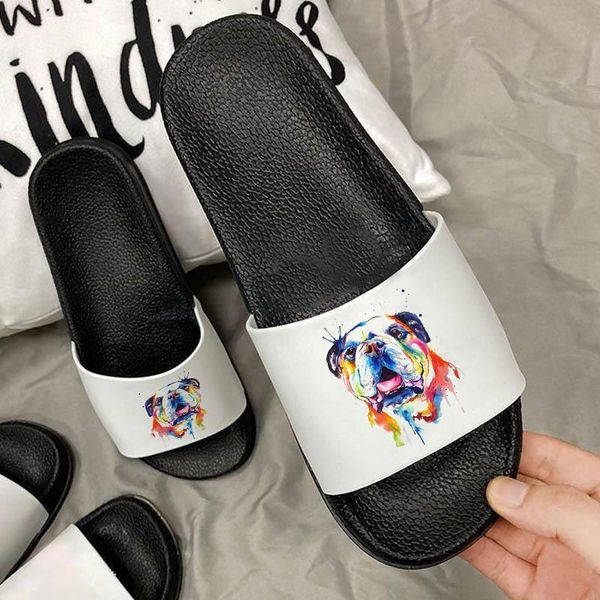 slippers harajuku style pug dog vouge pattern print fashion women spring summer beach cool open toe women's non-slip slides, Black
slippers harajuku style pug dog vouge pattern print fashion women spring summer beach cool open toe women's non-slip slides, Black