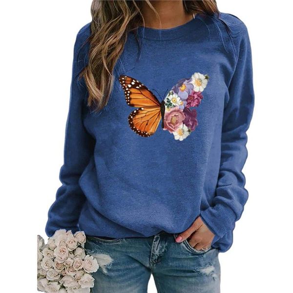 women's hoodies & sweatshirts womens casual jumper ladies butterfly print sweatshirt tee thin type spring autumn, Black
women's hoodies & sweatshirts womens casual jumper ladies butterfly print sweatshirt tee thin type spring autumn, Black