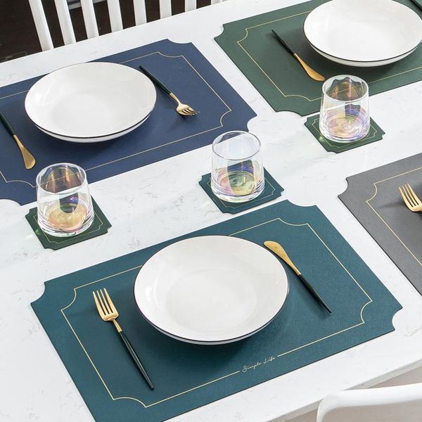 placemats coasters set pu leather nordic style washable table mat pad for home and kitchen decor product dining mats & pads
placemats coasters set pu leather nordic style washable table mat pad for home and kitchen decor product dining mats & pads