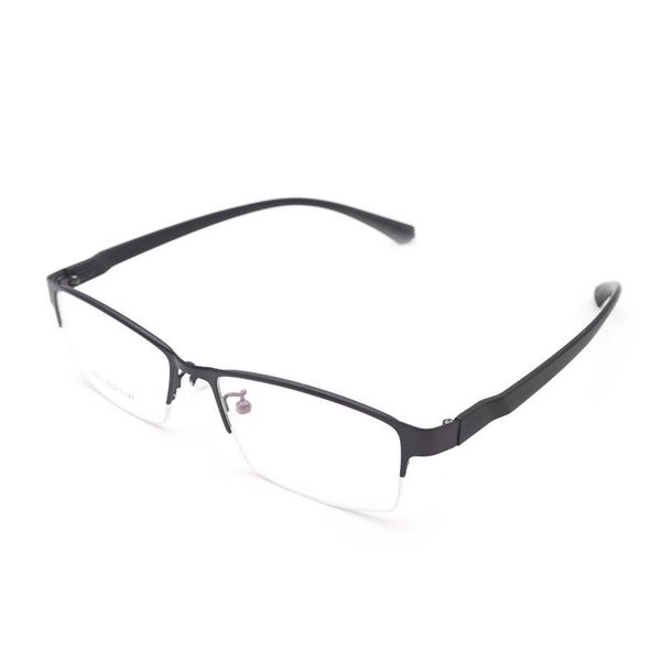 fashion sunglasses frames commercial half-frame glasses frame men's retro myopia metal, Black
fashion sunglasses frames commercial half-frame glasses frame men's retro myopia metal, Black
