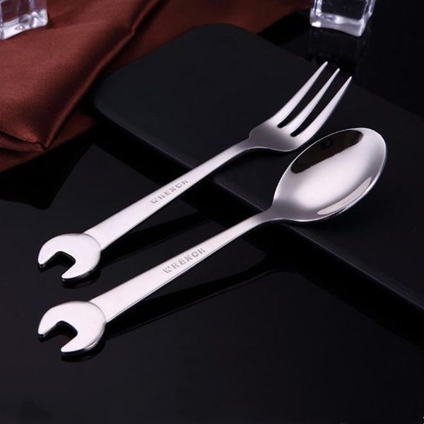 forks stainless steel spanner spoon fork wrench shape dinnerware cooking accessories tableware kitchen tools
forks stainless steel spanner spoon fork wrench shape dinnerware cooking accessories tableware kitchen tools
