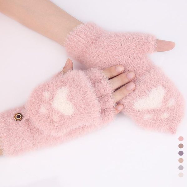 five fingers gloves ladies clamshell fingerless autumn and winter fashion cute knitted warm half finger, Blue;gray
five fingers gloves ladies clamshell fingerless autumn and winter fashion cute knitted warm half finger, Blue;gray