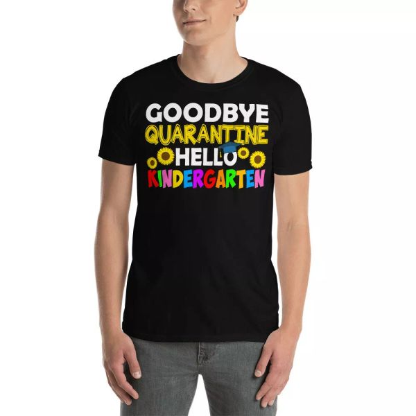 goodbye quarantine hello kindergarten funny kindergarten student teacher shirt, White;black
goodbye quarantine hello kindergarten funny kindergarten student teacher shirt, White;black