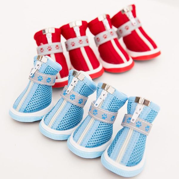dog apparel 4pcs/lot summer boots for dogs mesh non slip breathable sport pet shoes small medium animal puppy cat foot accessories goods
dog apparel 4pcs/lot summer boots for dogs mesh non slip breathable sport pet shoes small medium animal puppy cat foot accessories goods