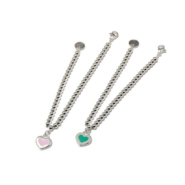 charm bracelets heart charms beads bracelet for girls fashion titanium steel silver color pink painting women gift jewelry, Golden;silver
charm bracelets heart charms beads bracelet for girls fashion titanium steel silver color pink painting women gift jewelry, Golden;silver