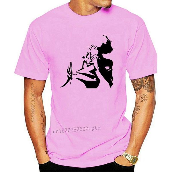men's t-shirts cowboy bebop main character minimalistic art men (woman available) t shirt white full-figured tee, White;black
men's t-shirts cowboy bebop main character minimalistic art men (woman available) t shirt white full-figured tee, White;black