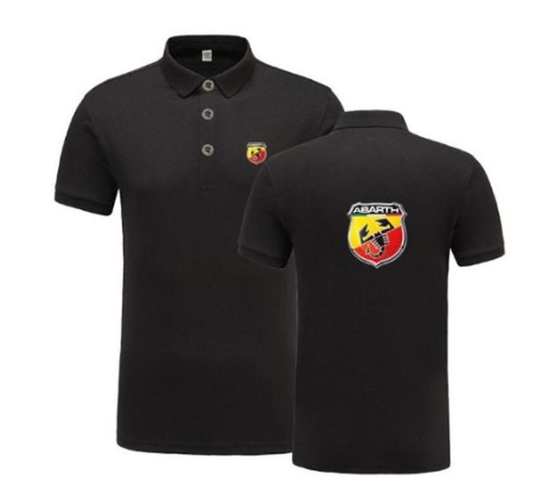 men's polos summer short-sleeve homme cotton fashion abarth logo print shirt casual business camisa, White;black
men's polos summer short-sleeve homme cotton fashion abarth logo print shirt casual business camisa, White;black