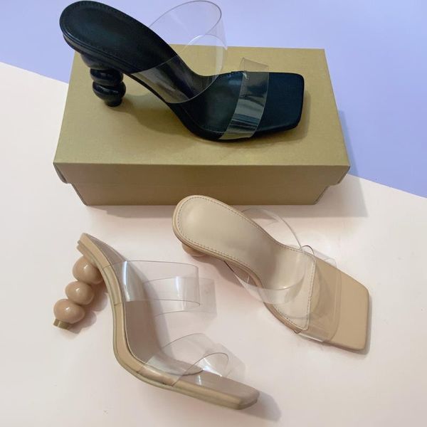 slippers big size female shoes thin heels heeled mules ladies' 2021 high pvc fabric scandals pu slides cross-tied rubber super, Black
slippers big size female shoes thin heels heeled mules ladies' 2021 high pvc fabric scandals pu slides cross-tied rubber super, Black