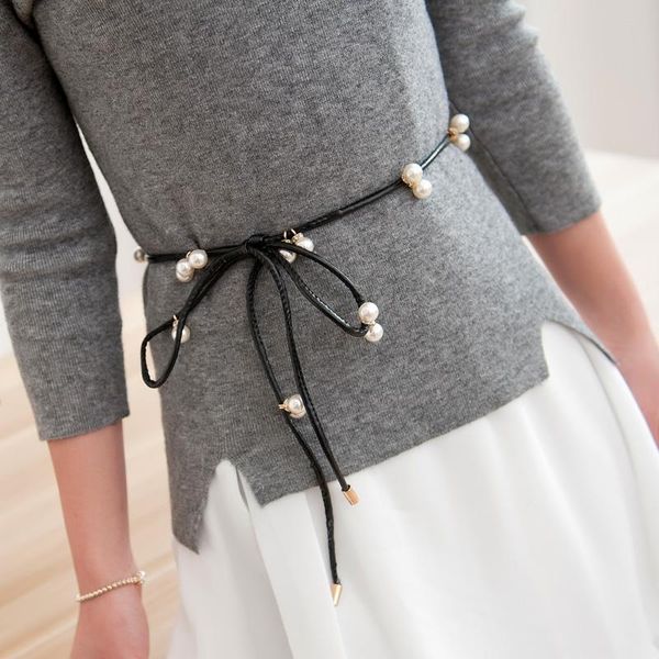 belts pearl for women leather waist chain cute candy color elegant ladies youth girl cinturones mujer, Black;brown
belts pearl for women leather waist chain cute candy color elegant ladies youth girl cinturones mujer, Black;brown