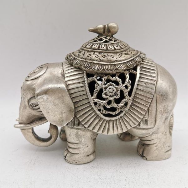 fragrance lamps china fine workmanship tibetan silver white copper sculpture " elephant censer metal crafts decoration
fragrance lamps china fine workmanship tibetan silver white copper sculpture " elephant censer metal crafts decoration