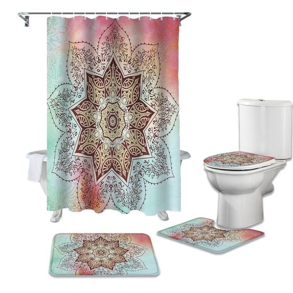 shower curtains mandala pattern gradient curtain sets non-slip rugs toilet lid cover and bath mat waterproof bathroom
shower curtains mandala pattern gradient curtain sets non-slip rugs toilet lid cover and bath mat waterproof bathroom
