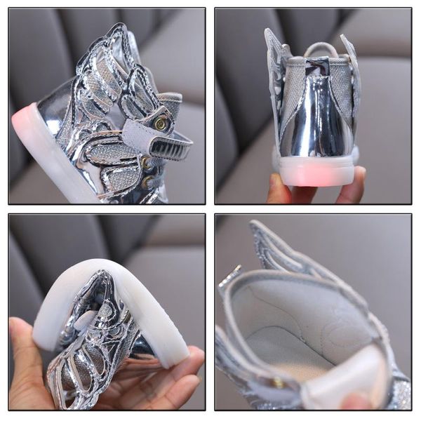 first walkers fashion wing shape kids baby shoes sports girls glitter flats children sneakers bling led light luminous sport
first walkers fashion wing shape kids baby shoes sports girls glitter flats children sneakers bling led light luminous sport