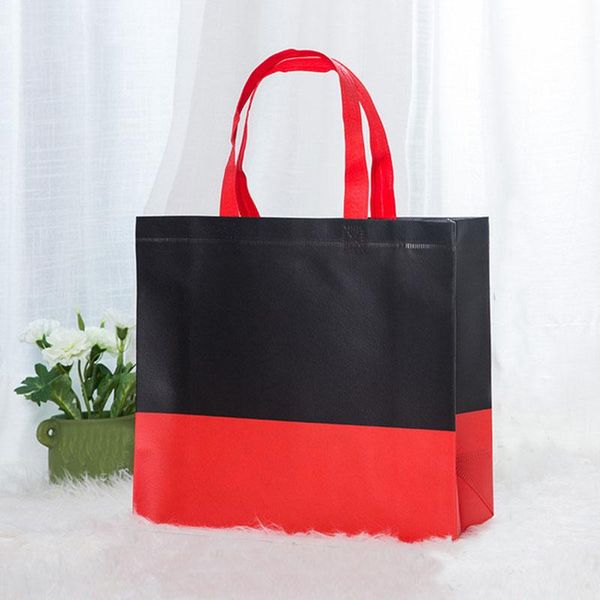storage bags portable reusable shopping bag large folding tote grocery non-woven double color convenient handbag eco friendly
storage bags portable reusable shopping bag large folding tote grocery non-woven double color convenient handbag eco friendly