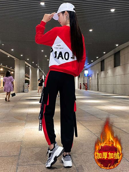 women's tracksuits vipsquare dance clothing suit shuffle fashion stitching work clothes hip hop student group sportswear plushmvp us3l, Gray
women's tracksuits vipsquare dance clothing suit shuffle fashion stitching work clothes hip hop student group sportswear plushmvp us3l, Gray