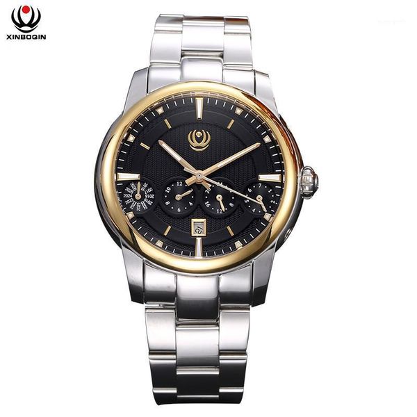 men mechanical watch automatic self-wind wrist fashion brand genuine leather men's multifunctional watches 3028 wristwatches, Slivery;brown
men mechanical watch automatic self-wind wrist fashion brand genuine leather men's multifunctional watches 3028 wristwatches, Slivery;brown
