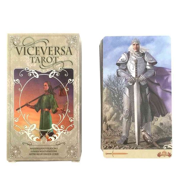 double-sided vicecersa tarot 78pcs deck playing cards adults gift party board games for entertainment
double-sided vicecersa tarot 78pcs deck playing cards adults gift party board games for entertainment
