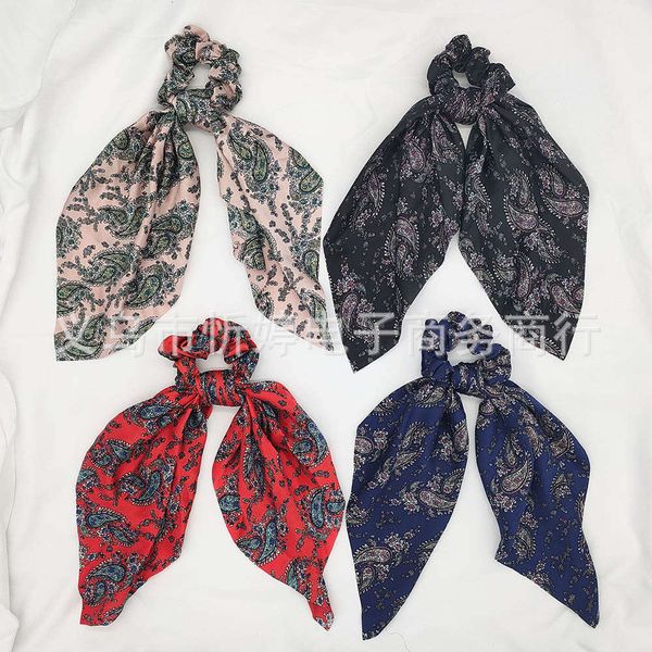 hair bandscircle printing cashew bow scarf long ribbon women's hair accessories, Pink
hair bandscircle printing cashew bow scarf long ribbon women's hair accessories, Pink