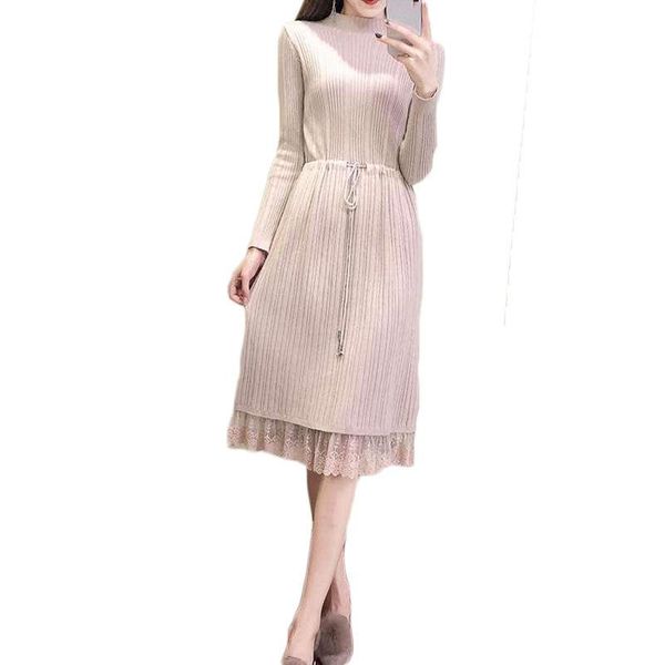 women's sweaters long knitted dress women 2021 spring fashion lace bodycon sweater pullovers loose vestidos f187, White;black
women's sweaters long knitted dress women 2021 spring fashion lace bodycon sweater pullovers loose vestidos f187, White;black