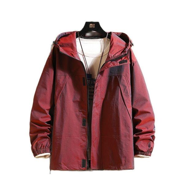 men's jackets spring autumn men patchwork streetwear hooded casual loose print windbreaker jacket male hip hop coat, Black;brown
men's jackets spring autumn men patchwork streetwear hooded casual loose print windbreaker jacket male hip hop coat, Black;brown