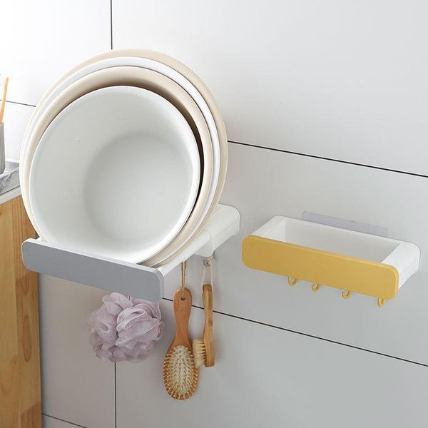 hooks & rails wall-mounted bathroom washbasin storage rack shelf for soap shampoo drain design decoration accessories on wall
hooks & rails wall-mounted bathroom washbasin storage rack shelf for soap shampoo drain design decoration accessories on wall