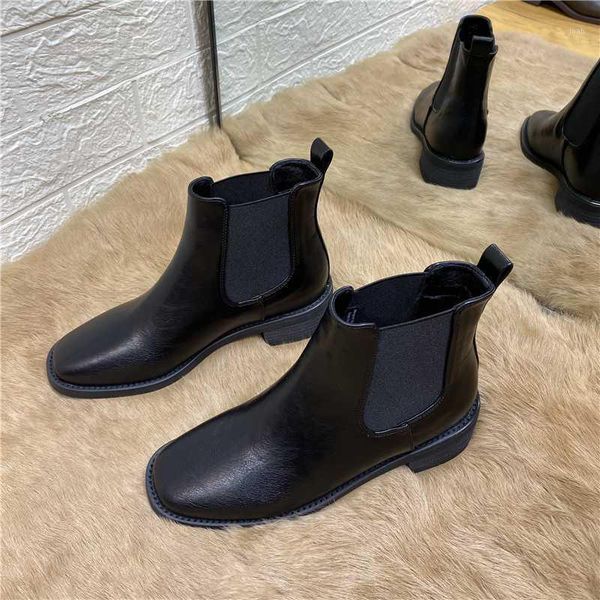 boots deat 2021 spring autumn fashion casual solid color thick-soled round head leather single shoes women short cool sf3031, Black
boots deat 2021 spring autumn fashion casual solid color thick-soled round head leather single shoes women short cool sf3031, Black