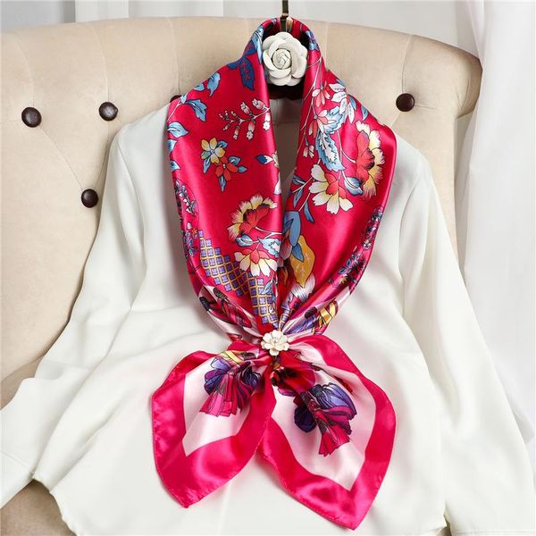 scarves square scarf flower print silk shawl woman foulard for hair bands headband on the head wraps neckerchief female hijab bandana, Blue;gray
scarves square scarf flower print silk shawl woman foulard for hair bands headband on the head wraps neckerchief female hijab bandana, Blue;gray