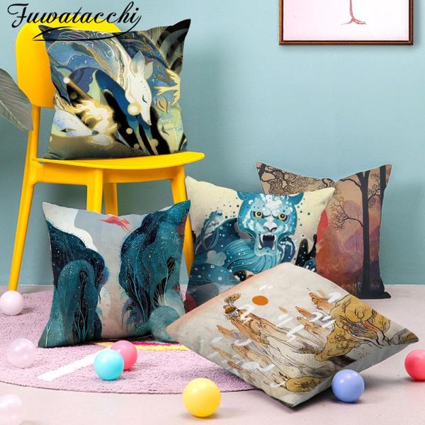 cushion/decorative pillow fuwatacchi case home decor natural scenery cushion cover art paintings throw pillowcase for sofa living room
cushion/decorative pillow fuwatacchi case home decor natural scenery cushion cover art paintings throw pillowcase for sofa living room