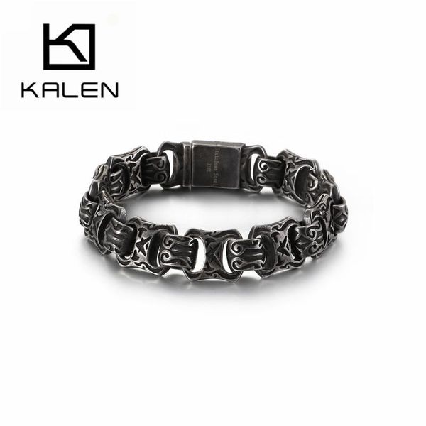 oxidation black bracelets for men vintage hip hop spring clasp charm bracelet pulsera jewelry accessory 2021 link, chain
oxidation black bracelets for men vintage hip hop spring clasp charm bracelet pulsera jewelry accessory 2021 link, chain