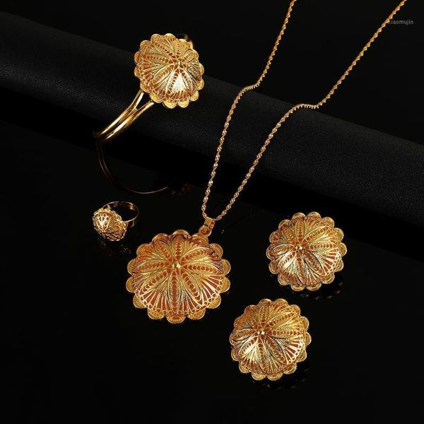 earrings & necklace ethiopian trendy pendant ring bangles for womens eritrea african flower jewelry set, Silver
earrings & necklace ethiopian trendy pendant ring bangles for womens eritrea african flower jewelry set, Silver