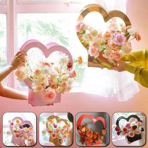 valentine's day heart-shaped flower box diy arrangement paper basket christmas portable packaging gift wrap
valentine's day heart-shaped flower box diy arrangement paper basket christmas portable packaging gift wrap