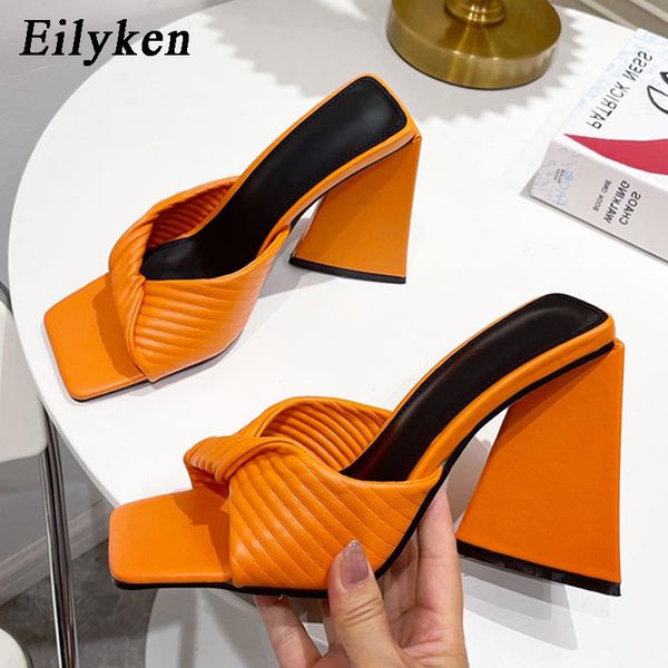 eilyken fashion strange style high heels slides slippers women square toe slip on ladies sandals summer runway party shoes 220224, Black
eilyken fashion strange style high heels slides slippers women square toe slip on ladies sandals summer runway party shoes 220224, Black