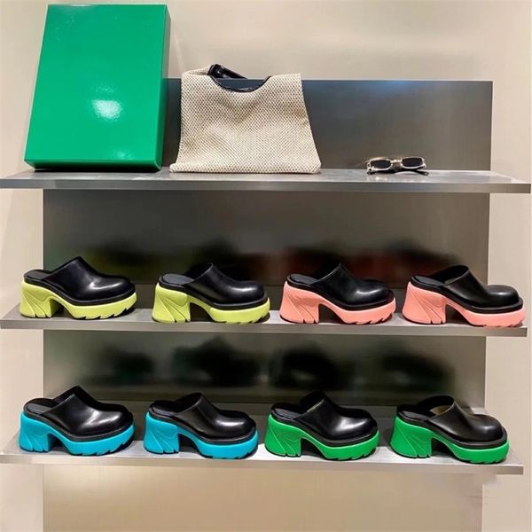 70% off outlet store summer new thick soled heel big round head wear color matching muller shoes baotou slippers female {category}, Black
70% off outlet store summer new thick soled heel big round head wear color matching muller shoes baotou slippers female {category}, Black