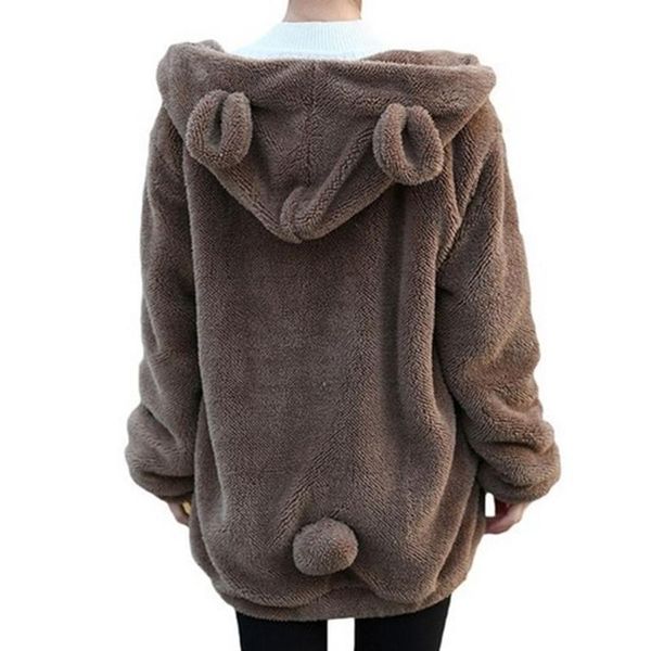 women's hoodies & sweatshirts fashion women 's soft bear ears tail cartoon plush sweatshirt long -sleeved round neck hooded casual, Black
women's hoodies & sweatshirts fashion women 's soft bear ears tail cartoon plush sweatshirt long -sleeved round neck hooded casual, Black