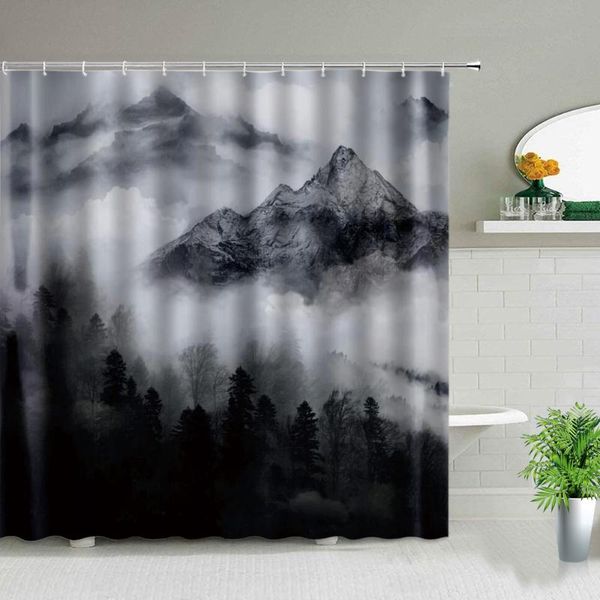 forest scenery theme fog mountain shower curtains tree landscape waterproof fabric bathroom decor cloth curtain set
forest scenery theme fog mountain shower curtains tree landscape waterproof fabric bathroom decor cloth curtain set