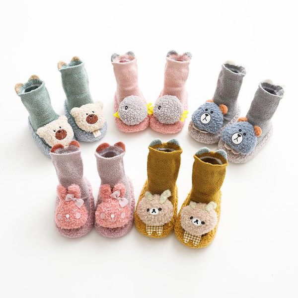 autumn winter thick soft coral fleece baby girls socks born cartoon animal infant boy warm floor shoes, Pink;yellow
autumn winter thick soft coral fleece baby girls socks born cartoon animal infant boy warm floor shoes, Pink;yellow